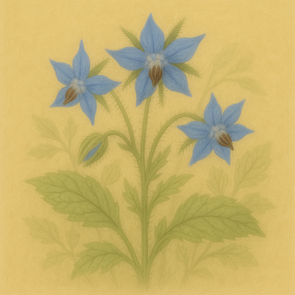BORAGE SEED - " BLUE" - 75 SEEDS