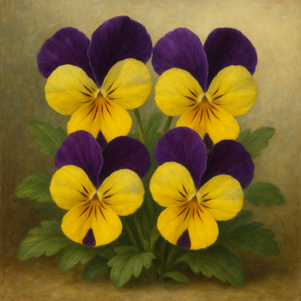 PANSY FREEFALL PURPLE WING F1 X 20 SEEDS