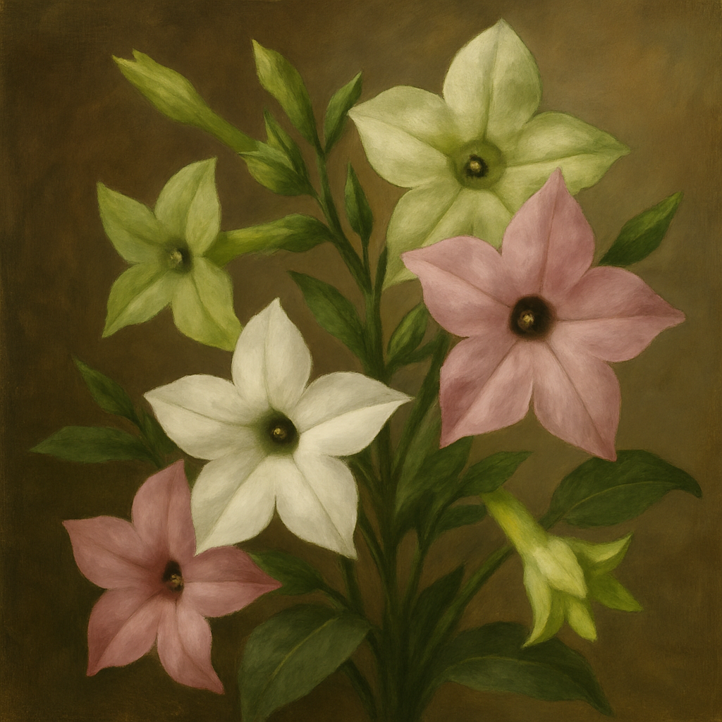 Nicotiana Whispers Mixed F1 Seeds x 70 - Fragrant Flowering Tobacco Plants