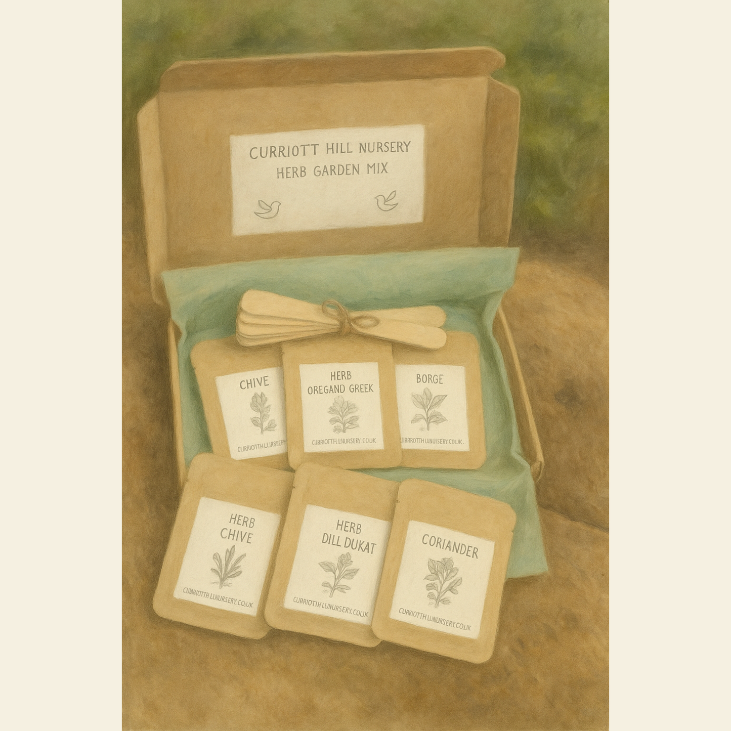 herb garden box set