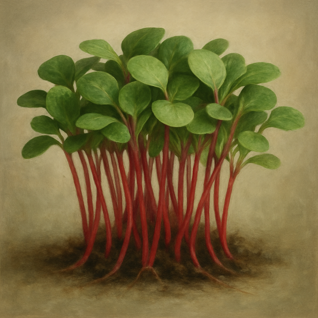“Radish Crunchy King F1 microgreens seeds – spicy crunchy radish microgreens for UK indoor growing”