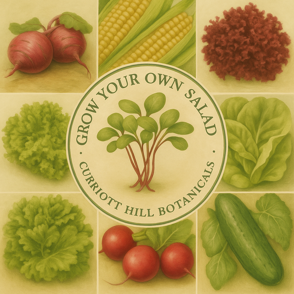 “Grow your own salad seed collection – homegrown salad vegetable seeds for UK gardens and containers”