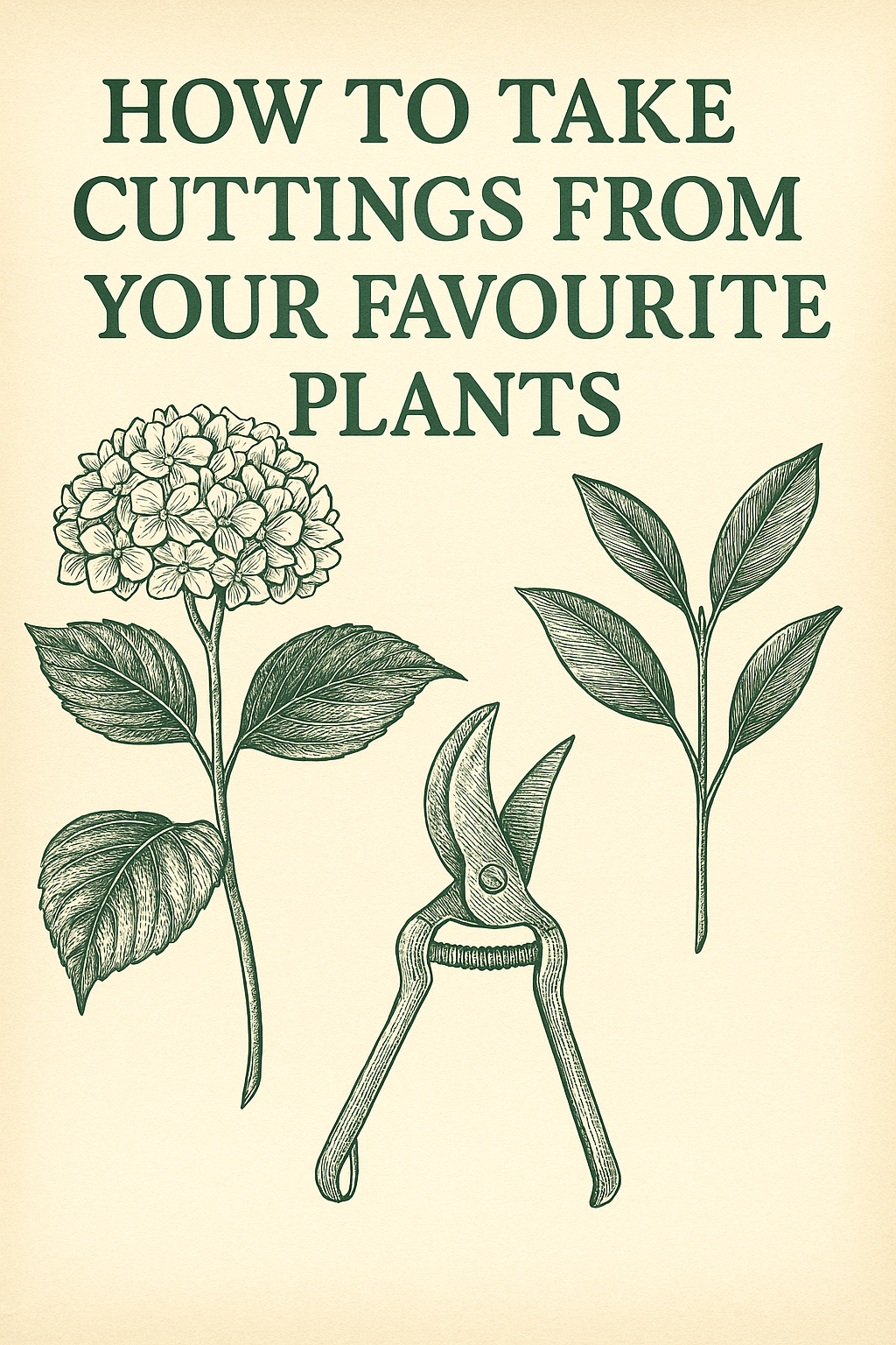 ✂️ How to Take Cuttings from Your Favourite Plants