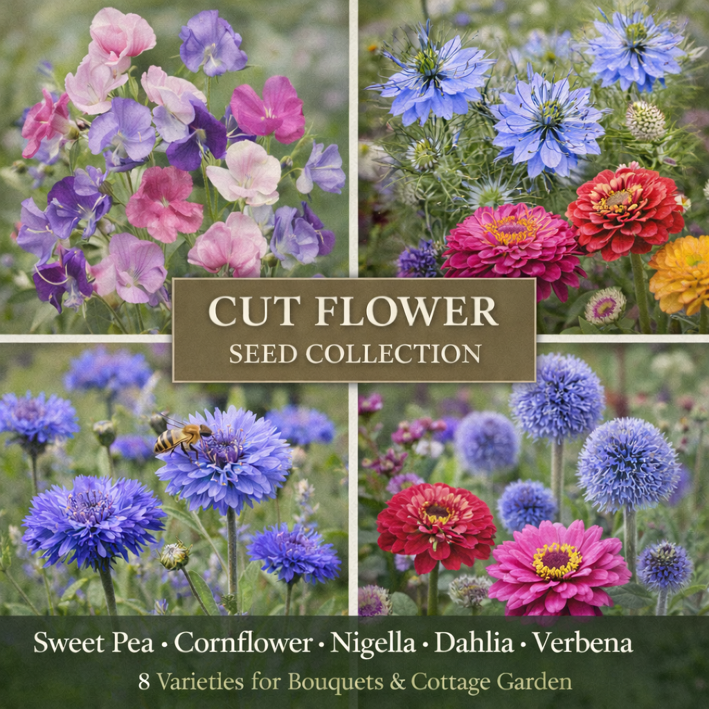 Cut Flower Seed Collection | 8 Variety Bouquet Garden Seeds