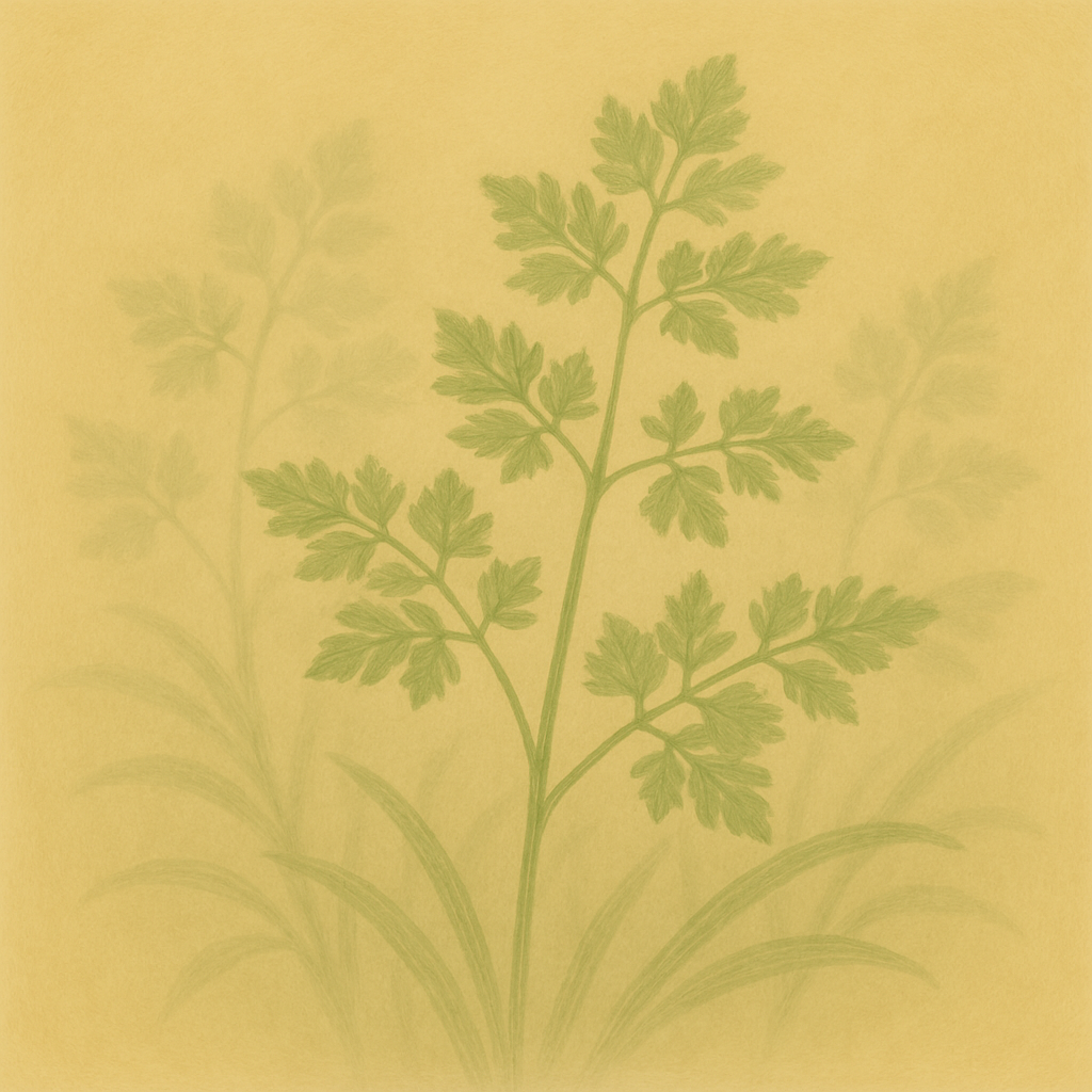 CHERVIL HERB SEED - "PLAIN" - 750 SEEDS