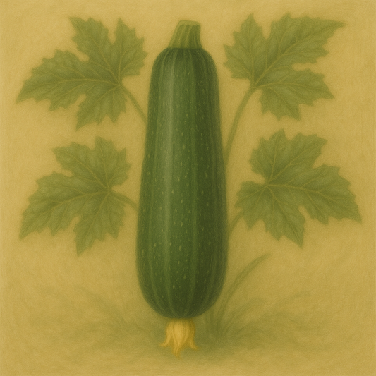 COURGETTE SEEDS - "BLACK BEAUTY DARK FOG" - 15 SEEDS
