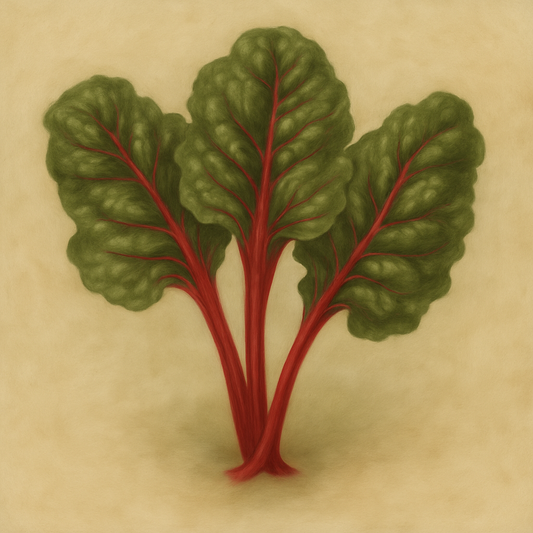 CHARD SEED - "RED RHUBARB" - 60 SEEDS