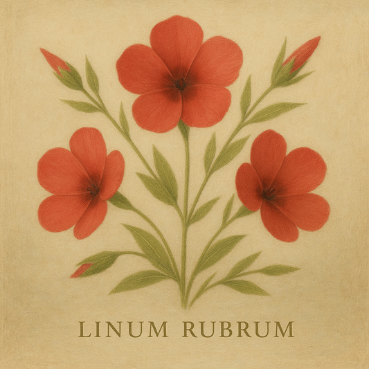 Linum Rubrum Seeds – Red Flax Wildflower – Easy Grow Annual – Attracts Bees & Butterflies