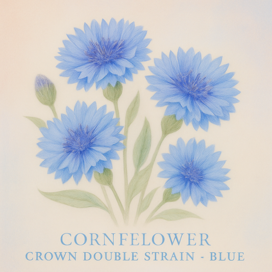 Cornflower Crown Double Strain - Blue