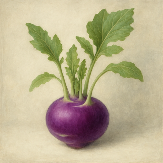 KOHL RABI DELICACY PURPLE SEEDS - TENDER, NUTRITIOUS EASY TO GROW X 200 SEEDS