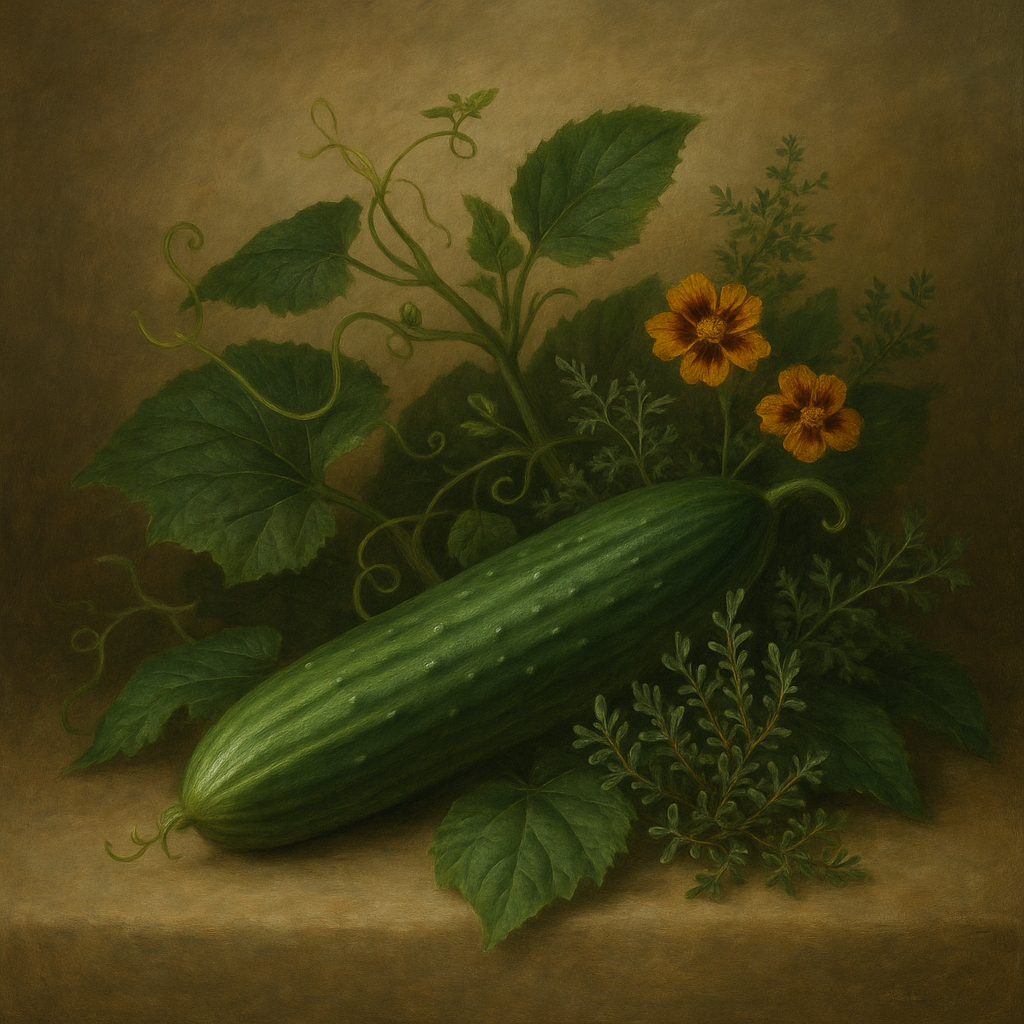 Cucumber Burpless Tasty Green F1 seeds – sweet slicing cucumbers for UK greenhouses and gardens”