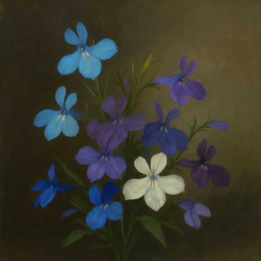 Lobelia Regatta Mixed seeds – trailing bedding flowers for UK hanging baskets and containers”