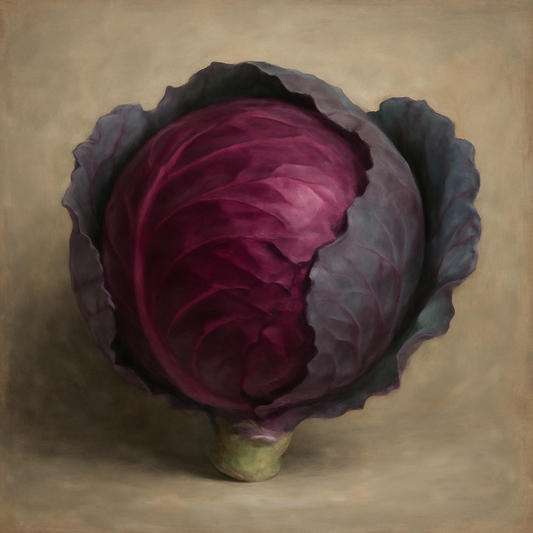 “Cabbage Red Drumhead seeds – traditional red winter cabbage for UK gardens and allotments”